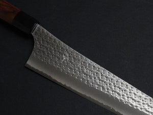 YU KUROSAKI AOGAMI SUPER KOKUSEN GYUTO 240MM ROSE WOOD HANDLE