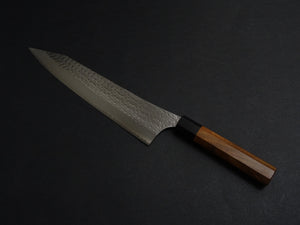 YU KUROSAKI AOGAMI SUPER KOKUSEN GYUTO 240MM ROSE WOOD HANDLE