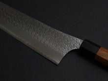 Load image into Gallery viewer, YU KUROSAKI AOGAMI SUPER KOKUSEN GYUTO 240MM ROSE WOOD HANDLE
