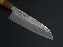 Load image into Gallery viewer, KICHIJI SW WASHIJI DAMASCUS SANTOKU 165MM OCTAGONAL HANDLE
