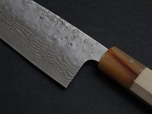 Load image into Gallery viewer, KICHIJI SW WASHIJI DAMASCUS SANTOKU 165MM OCTAGONAL HANDLE

