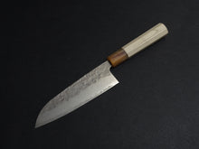 Load image into Gallery viewer, KICHIJI SW WASHIJI DAMASCUS SANTOKU 165MM OCTAGONAL HANDLE
