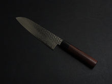 Load image into Gallery viewer, TSUNEHISA VG-10 33 LAYER HAMMERED DAMASCUS SANTOKU KNIFE ROSEWOOD HANDLE
