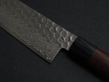 Load image into Gallery viewer, TSUNEHISA VG-10 33 LAYER HAMMERED DAMASCUS SANTOKU KNIFE ROSEWOOD HANDLE
