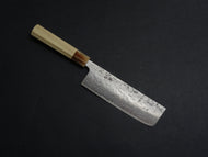 KICHIJI SW WASHIJI DAMASCUS NAKIRI 165MM OCTAGONAL HANDLE