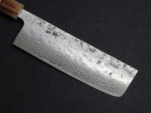 Load image into Gallery viewer, KICHIJI SW WASHIJI DAMASCUS NAKIRI 165MM OCTAGONAL HANDLE
