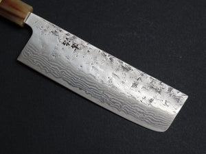 KICHIJI SW WASHIJI DAMASCUS NAKIRI 165MM OCTAGONAL HANDLE