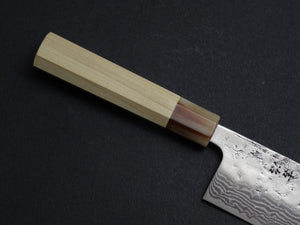 KICHIJI SW WASHIJI DAMASCUS NAKIRI 165MM OCTAGONAL HANDLE