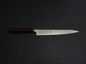 KOTETSU AOGAMI SUPER STAINLESS CLAD SUJIHIKI / CARVING KNIFE 240MM OCTAGONAL ROSEWOOD HANDLE