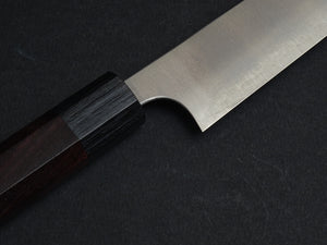KOTETSU AOGAMI SUPER STAINLESS CLAD SUJIHIKI / CARVING KNIFE 240MM OCTAGONAL ROSEWOOD HANDLE