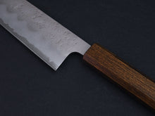 Load image into Gallery viewer, OUL GINSAN NASHIJI BUNKA 170MM OCTAGONAL BLACK OAKWOOD HANDLE
