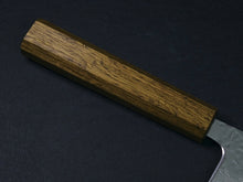 Load image into Gallery viewer, OUL AUS-10 NICKEL DAMASCUS HAMMERED NAKIRI 165MM BLACK OAKWOOD HANDLE
