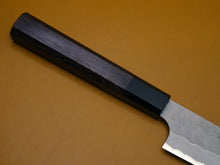 Load image into Gallery viewer, NIGARA AOGAMI SUPER CORE STAINLESS CLAD MIGAKI HAMMERED SUJIHIKI 240MM
