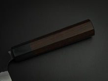 Load image into Gallery viewer, YAMAMOTO AOGAMI SUPER KUROUCHI HAMMERED DAMASCUS GYUTO 180MM OCTAGONAL ROSE WOOD HANDLE
