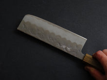Load image into Gallery viewer, OUL GINSAN NASHIJI NAKIRI 165MM OCTAGONAL BLACK OAKWOOD HANDLE

