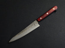 Load image into Gallery viewer, OUL GINSAN NASHIJI PETTY KNIFE 135MM RED HANDLE (NO BOLSTER)

