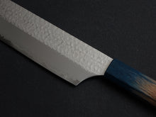 Load image into Gallery viewer, KICHIJI VG-5 HAMMERED GYUTO 240MM OCTAGONAL AKATSUKI (BURNT &amp; DYED)  HANDLE
