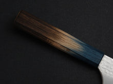 Load image into Gallery viewer, KICHIJI VG-5 HAMMERED GYUTO 210MM OCTAGONAL AKATSUKI (BURNT &amp; DYED)  HANDLE
