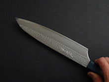 Load image into Gallery viewer, KICHIJI VG-5 HAMMERED GYUTO 210MM OCTAGONAL AKATSUKI (BURNT &amp; DYED)  HANDLE
