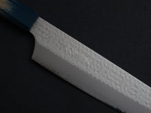 Load image into Gallery viewer, KICHIJI VG-5 HAMMERED NAKIRI 165MM OCTAGONAL AKATSUKI (BURNT &amp; DYED)  HANDLE
