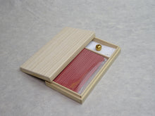 Load image into Gallery viewer, SETSUGEKKA HANA INCENSE STICKS &amp; STAND SET IN A BOX OF PAULOWNIA WOOD
