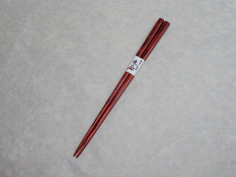 RED LACQUERED CHOPSTICKS 23CM