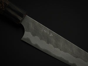 NIGARA AOGAMI SUPER CORE STAINLESS CLAD MIGAKI HAMMERED PETTY 150MM