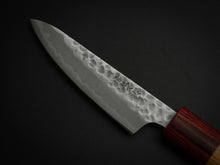 Load image into Gallery viewer, TSUNEHISA AOGAMI SUPER CORE STAINLESS CLAD HAMMERED MIGAKI PARING 80MM CHERRY HANDLE

