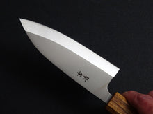 Load image into Gallery viewer, KICHIJI ALL AUS-8 STAINLESS KO-DEBA 120MM OCTAGONAL OAK WOOD HANDLE
