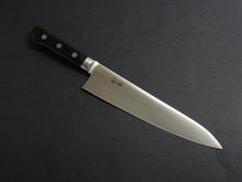 Load image into Gallery viewer, KICHIJI MONO ALL AUS-8 GYUTO 210MM BLACK HANDLE
