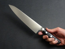 Load image into Gallery viewer, KICHIJI MONO ALL AUS-8 GYUTO 210MM BLACK HANDLE
