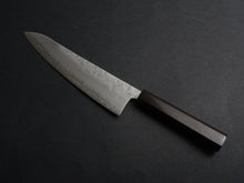 Load image into Gallery viewer, KICHIJI GINREI GINSAN NASHIJI GYUTO 210MM OCTAGONAL MONO EBONY HANDLE
