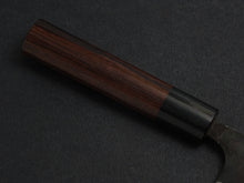 Load image into Gallery viewer, KICHIJI SHIROGAMI-2 KUROUCHI KO-BOCHO / SMALL MULTI PURPOSE KNIFE 105MM ROSEWOOD HANDLE MADE BY MURATA

