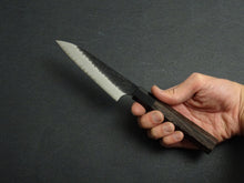 Load image into Gallery viewer, NIGARA SG2 KUROUCHI HAMMERED PETTY 120MM OCTAGONAL WENGE HANDLE
