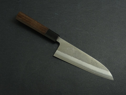 HATSUKOKORO SKD NASHIJI SANTOKU 165MM OCTAGONAL WENGE HANDLE FORGED BY YOSHIKANE HAMONO