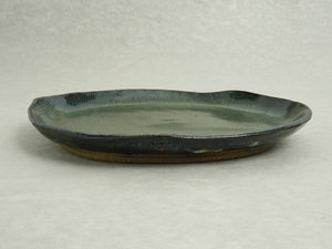 RUBEN ROUND PLATE BLUE