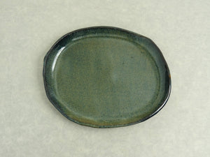 RUBEN ROUND PLATE BLUE