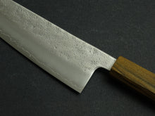 Load image into Gallery viewer, KICHIJI GINREI GINSAN NASHIJI SANTOKU 170MM OCTAGONAL MONO BUBINGA HANDLE*
