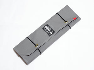 HI-CONDITION HANPU CANVAS 6 POCKETS KNIFE ROLL GREY  (Cotton Carry Bag included)*