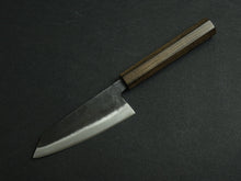 Load image into Gallery viewer, KICHIJI KUROGANE AOGAMI-2 KUROUCHI KO-BUNKA 120MM OCTAGONAL MONO BUBINGA HANDLE
