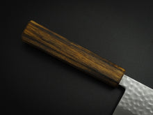 Load image into Gallery viewer, MASUTANI VG-1 GOLD HAMMERED NAKIRI 165MM OAK/BAIKOKU HANDLE
