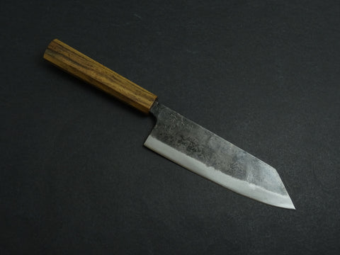 KICHIJI KUROGANE AOGAMI-2 KUROUCHI BUNKA 165MM OCTAGONAL MONO BUBINGA HANDLE