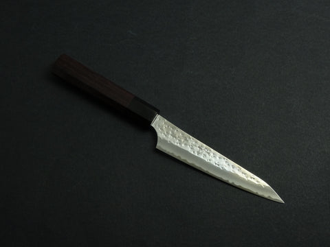 YU KUROSAKI AOGAMI SUPER KOKUSEN PETTY 120MM ROSE WOOD HANDLE