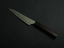 Load image into Gallery viewer, YU KUROSAKI AOGAMI SUPER KOKUSEN PETTY 120MM ROSE WOOD HANDLE
