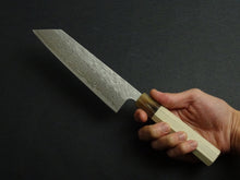 Load image into Gallery viewer, KICHIJI SW WASHIJI DAMASCUS BUNKA 170MM OCTAGONAL HANDLE*
