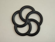 CAST IRON TRIVET/POT STAND (ITSUTSUWA/5 RINGS)