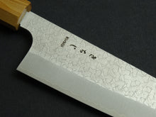 Load image into Gallery viewer, KICHIJI SG2 ARARE SANTOKU 165MM OCTAGONAL OLIVE MONO HANDLE*
