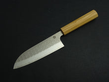 Load image into Gallery viewer, KICHIJI SG2 ARARE SANTOKU 165MM OCTAGONAL OLIVE MONO HANDLE*
