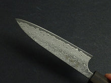 Load image into Gallery viewer, YOSHIMI VG10 DAMASCUS PETTY 120MM OCTAGONAL ENJYU-URUSHI HANDLE

