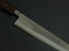 Load image into Gallery viewer, KICHIJI x NAGURI SLD NASHIJI SUJIHIKI 270MM NAGURI CURVED WENGE WOOD HANDLE
